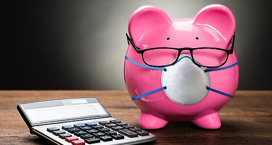 Fixkostenzuschuss Sparschwein