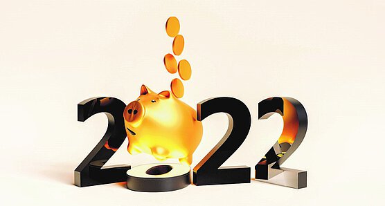 goldenes Sparschwein 2022